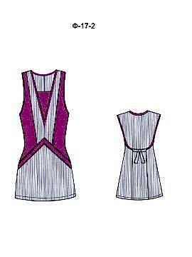 Фартук-сарафан модель Ф-17-2