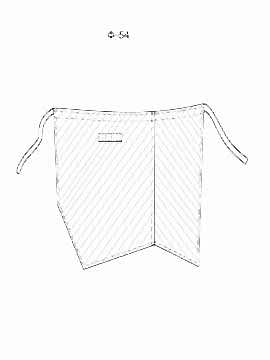 Фартук без нагрудника модель Ф-54