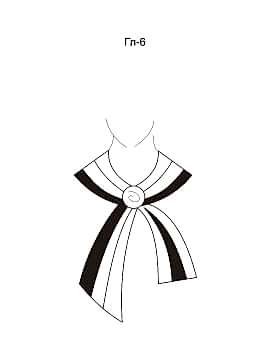 Галстук модель Гл-6