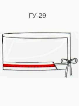 Головной убор медсестры модель ГУ-29