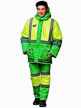 Костюм мужской утепленный: Куртка-парка модель К-21-8 и Полукомбинезон модель  ПК-1-3-1