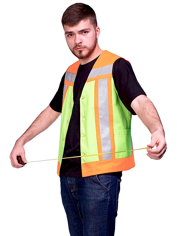 Жилет мужской сигнальный модель Ж-18-2