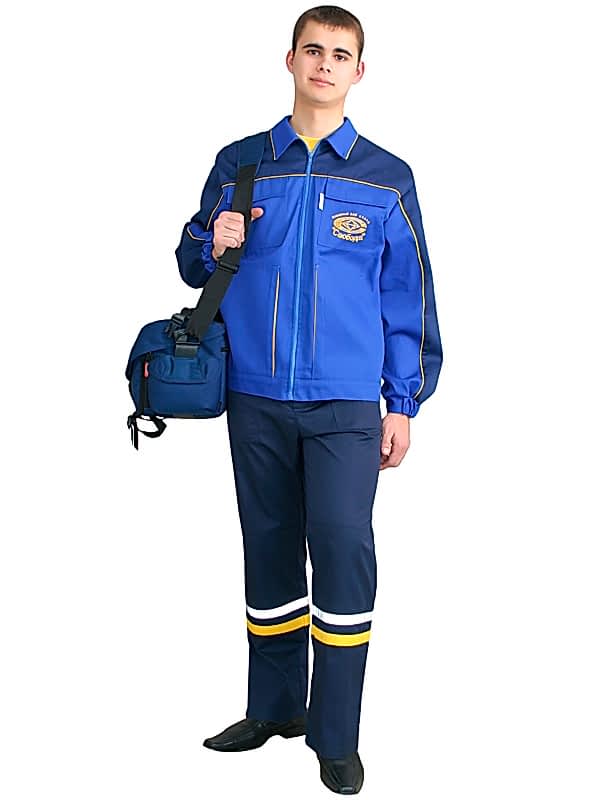 Костюм мужской рабочий: куртка К-1-6-2, брюки БРМ-2-1