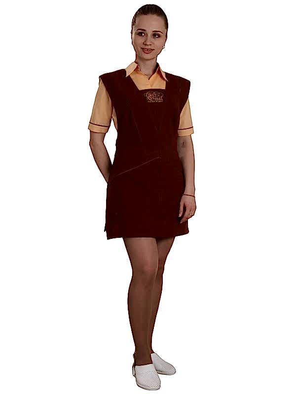 Костюм женский: блуза Б-16, фартук Ф-17