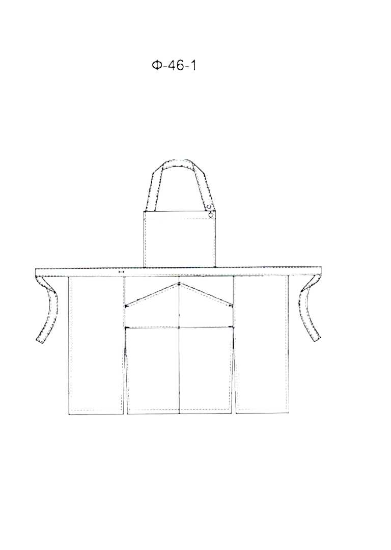Фартук с нагрудником модель Ф-46-1