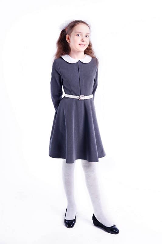 Платье младшей школьной группы линейка гимназии «Лидер»