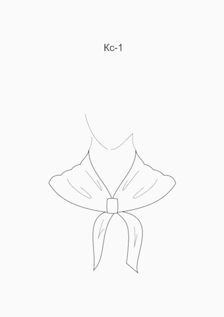 Косынка шейная модель КС-1