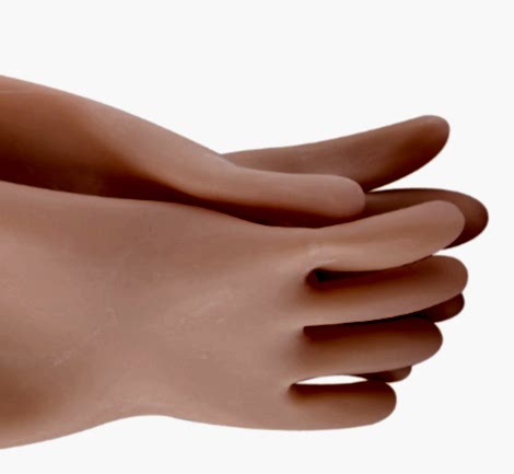 Перчатки диэлектрические бесшовные